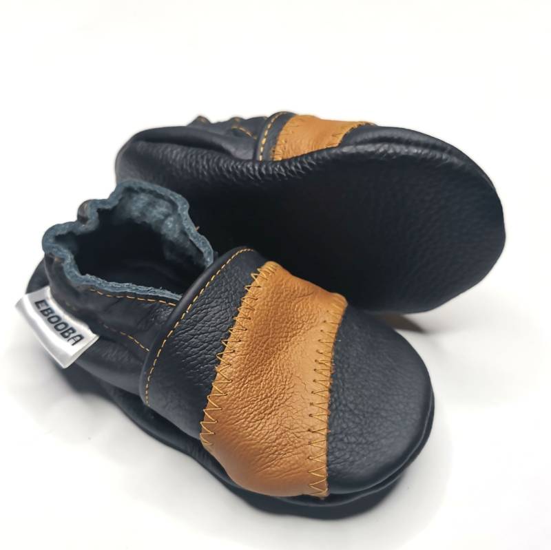 Krabbelschuhe Große 32/33 Braun Schwarz 7 8 Ebooba Ot-20-B-10 von ebooba