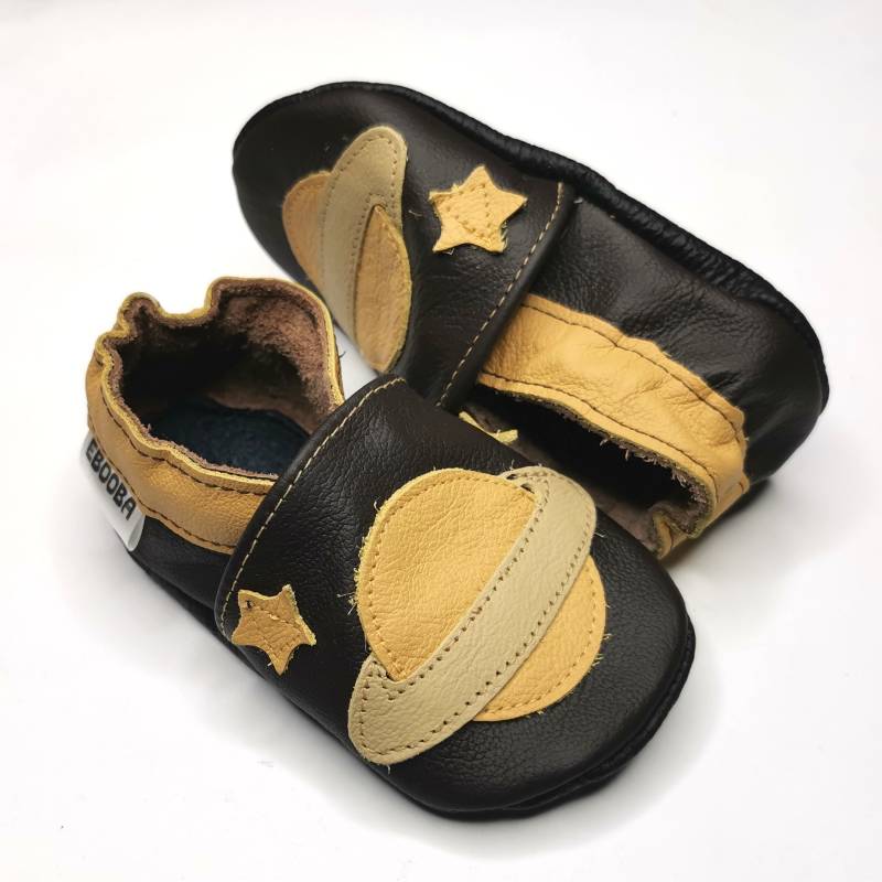 Krabbelschuhe Lederpuschen Lederschuhe Cosmos 18-24M Ebooba Sc-13-Db-M-4 von ebooba