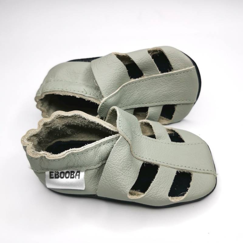 Krabbelschuhe Lederpuschen Lederschuhe Sandalen 19/20 Ebooba 6-12 Monate von ebooba