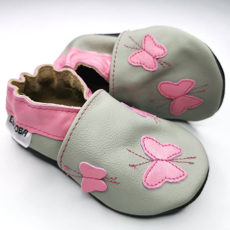 Krabbelschuhe Lederpuschen Lederschuhe von ebooba