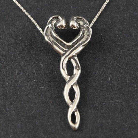 Die Liebende Sterling Silber Halskette von echoandwild