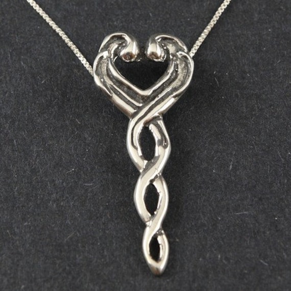 Die Liebende Sterling Silber Halskette von echoandwild