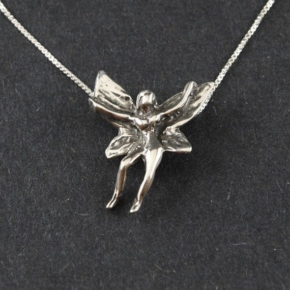 Feine Sterling Silber Box Mit Box-Kette von echoandwild