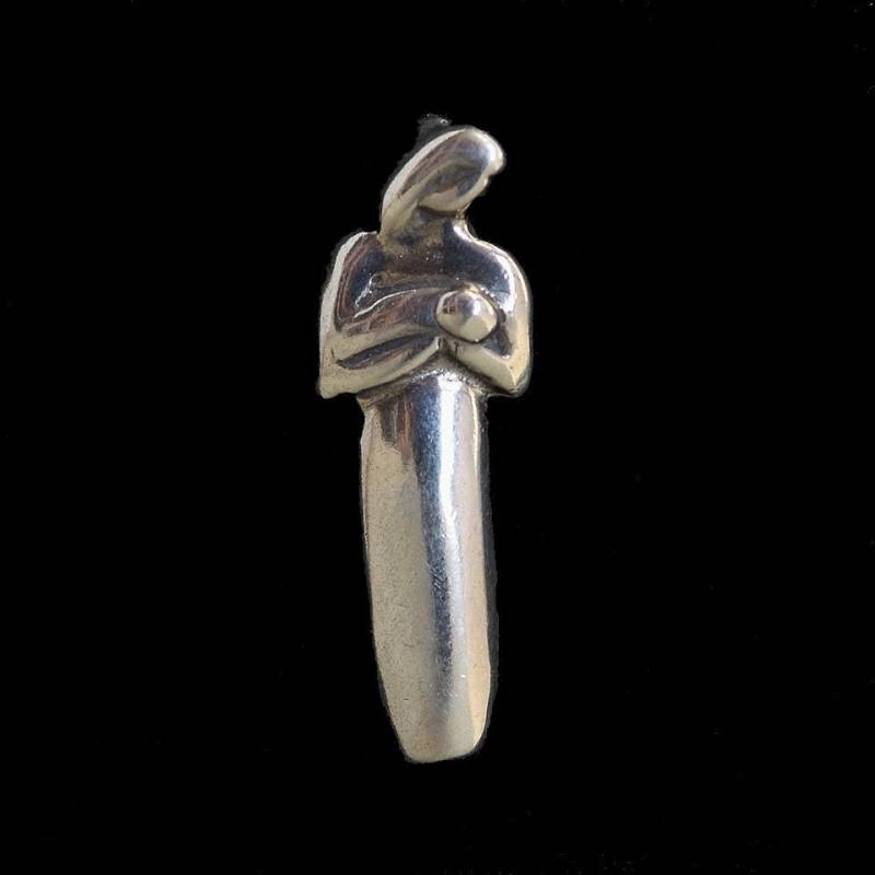 Mutterschaft Sterling Silber Halskette Auf Kette von echoandwild