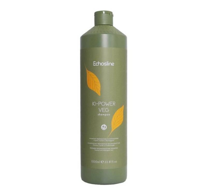 echos Haarshampoo LINE Ki Power Veg Shampoo Haarwiederherstellung Shampoo 1000ml von echos