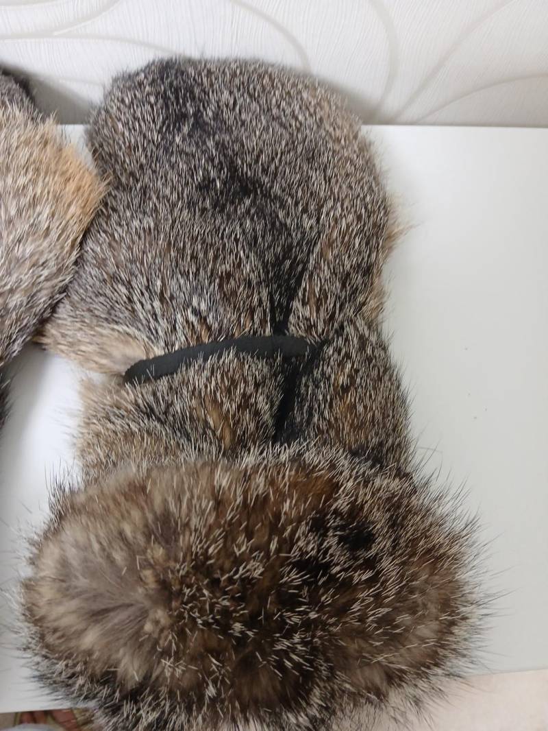 Echtfell Herren Fäustlinge Pelzhandschuhe 1 Paar Grießfuchs Geschenkidee Lang von echtpelzbommelde