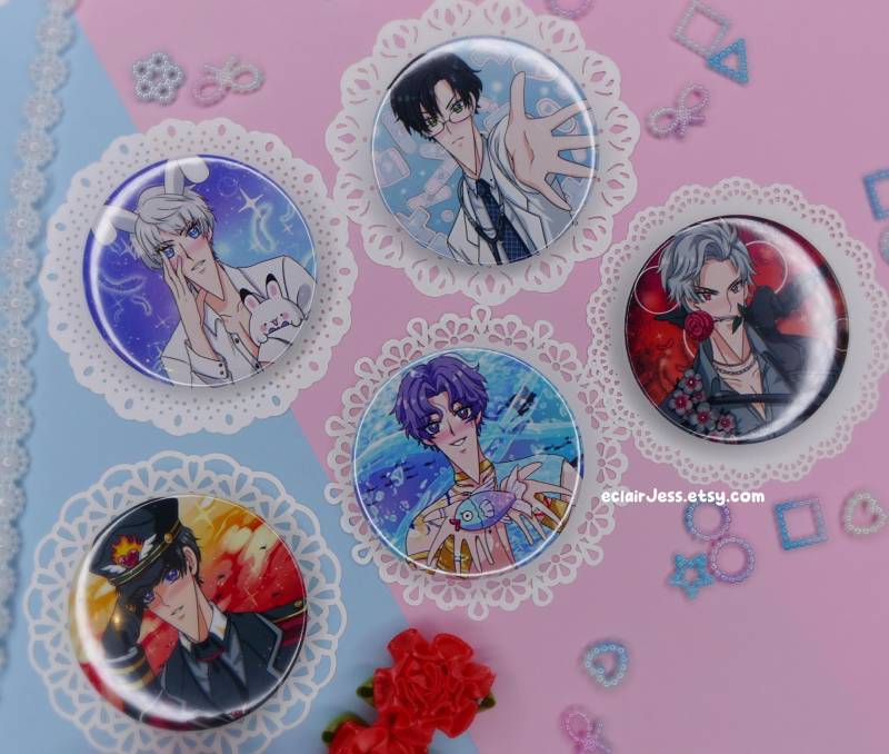 Hübsche Lads Anstecker von eclairJess