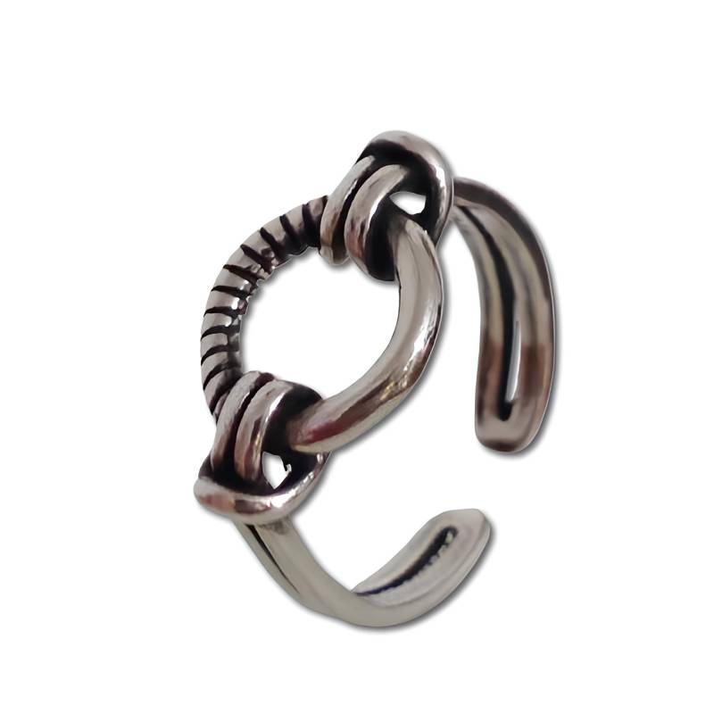 Torque Ring Einstellbar 925 Sterling Silber Boho Ethnic Offener Universel Alternative New Bohemia Einzigartiger Schmuck Und Geschenk Verpackt von eclecticshopukltd