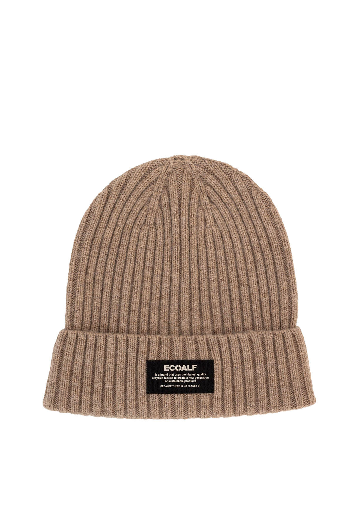 ecoalf - Beanie mit Rippstruktur braun - Gr. - OS von ecoalf