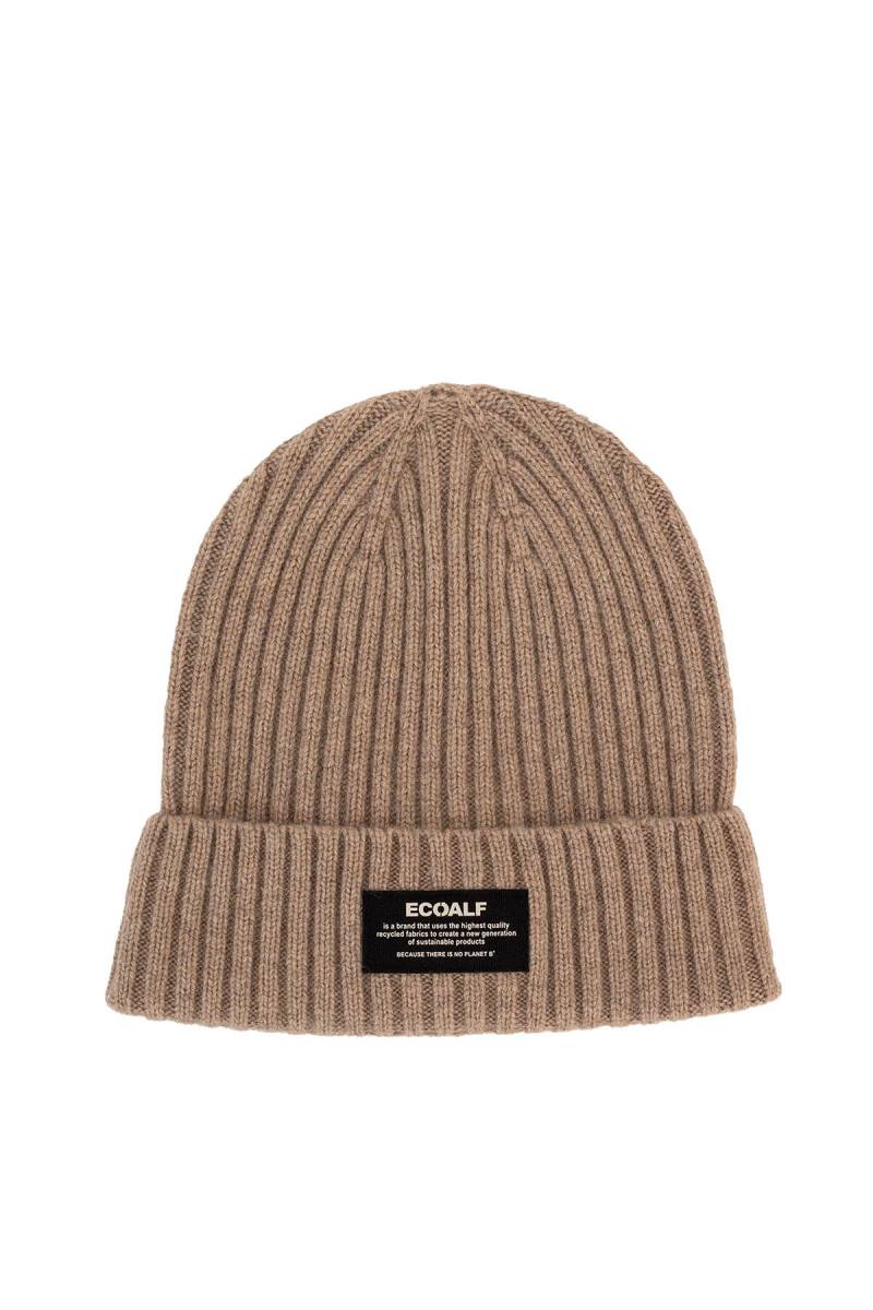 ecoalf - Beanie mit Rippstruktur braun - Gr. - OS von ecoalf
