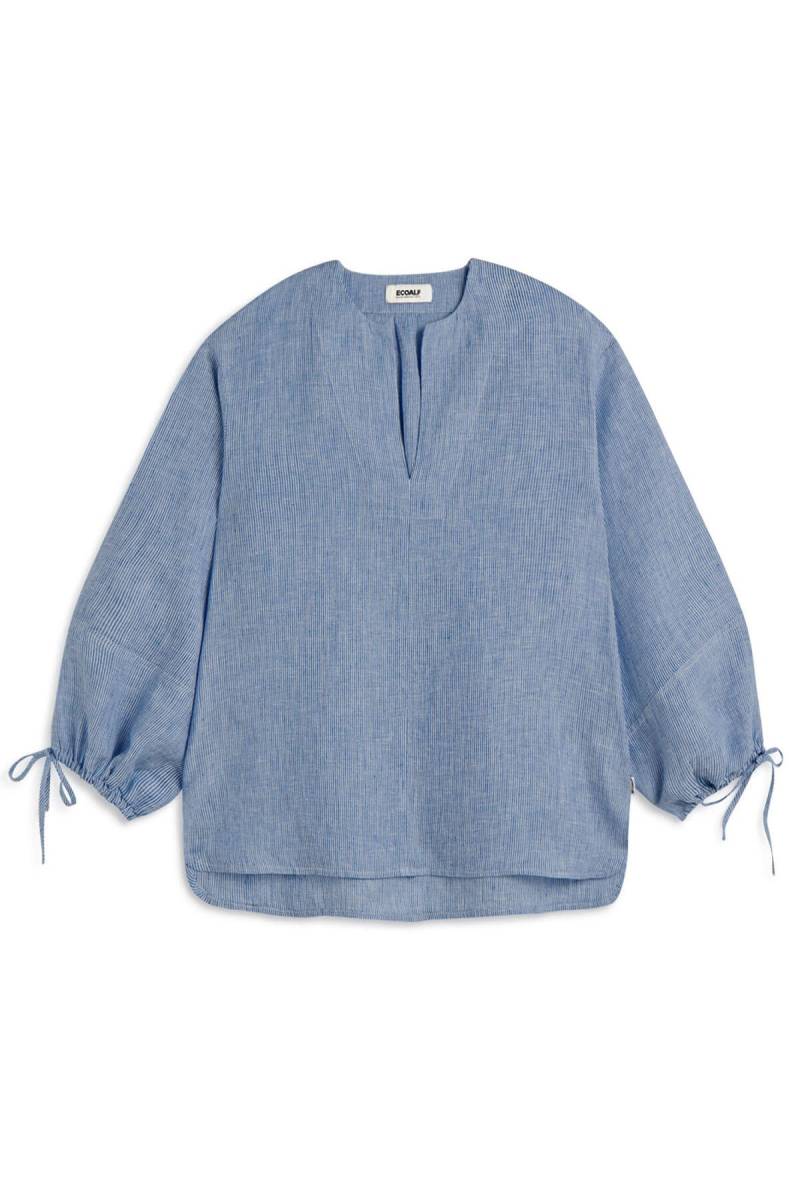 ecoalf - Bluse - Jena Stripes blau - Gr. - M von ecoalf