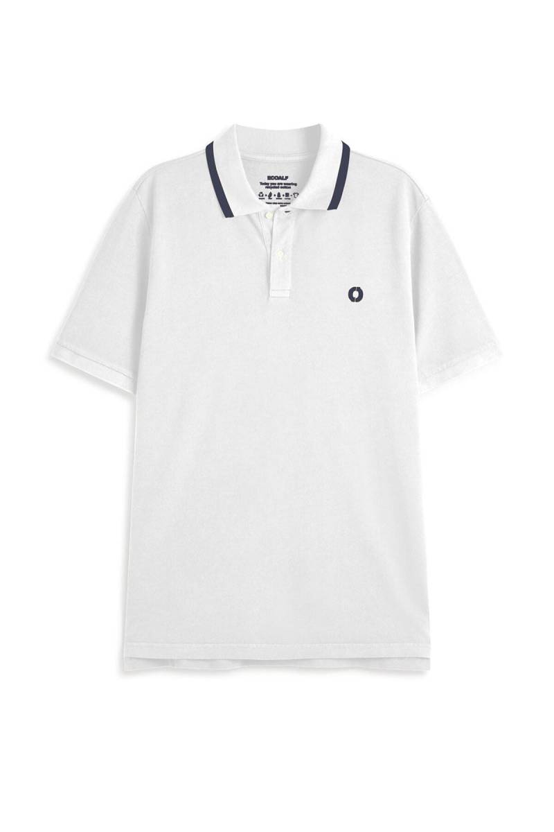 ecoalf - Polo-Jersey - Rayan weiß - Gr. - L von ecoalf