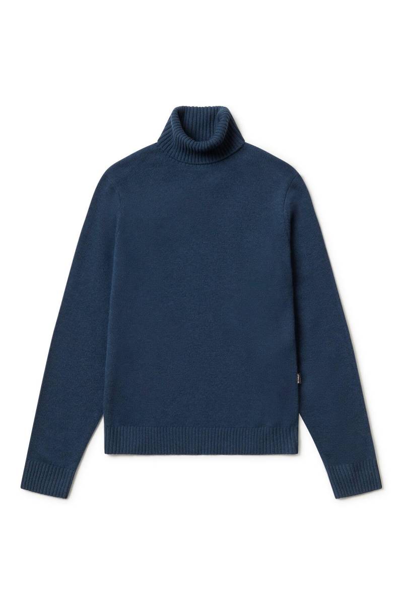 ecoalf - Rollkragenpullover - Brun blau - Gr. - S von ecoalf