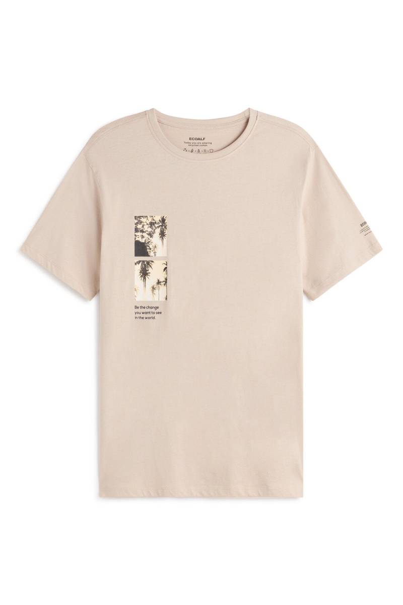 ecoalf - T-shirt - Palmi grün/braun/beige - Gr. - L von ecoalf