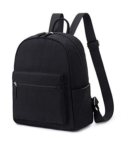 Ecodudo Mini-Rucksack für Damen, Teenager, Mädchen, kleine modische Tasche, schwarz, mini von ecodudo