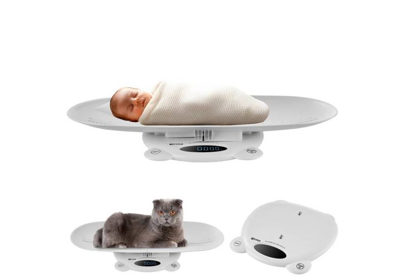 ecosa Personenwaage EO-2620, 3-tlg., Kapazität: Bis zu 120 kg von ecosa