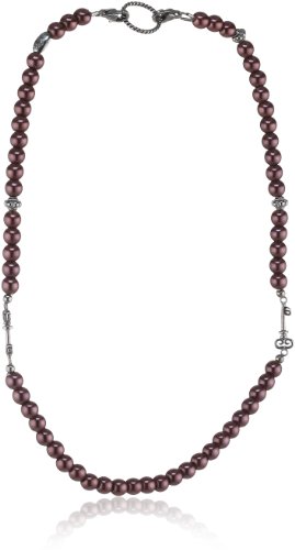 EDC Damen-Halsband Edelstahl rhodiniert Perlmutt Innocent Pearly Rose pink EENL10229A420 von ESPRIT