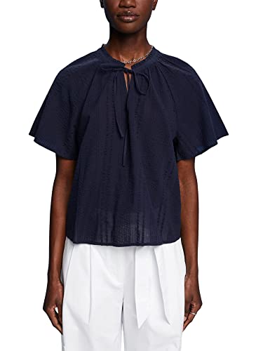 ESPRIT Damen 033CC1F306 Bluse, 400/NAVY, XS von ESPRIT