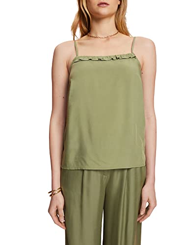 ESPRIT Damen 063CC1F301 Bluse, 345/LIGHT Khaki, S ESPRIT Damen 063CC1F301 Bluse, 345/LIGHT Khaki, S von ESPRIT