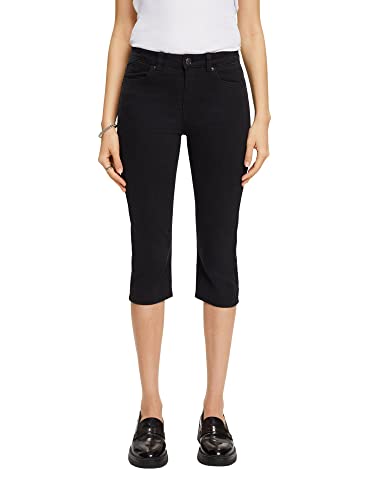 edc by ESPRIT Damen 993cc1b314 Hose, 001/Black, 34W / 34L EU von ESPRIT