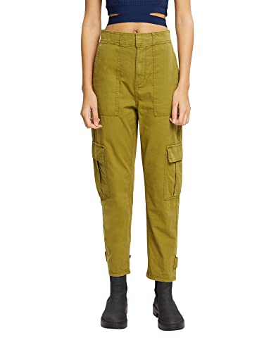 edc by ESPRIT Damen 072cc1b322 Hose, 360/Olive, 38W / 28L EU von ESPRIT