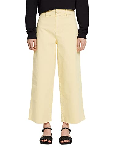 ESPRIT Damen 042CC1B328 Hose, 770/PASTEL Yellow, 26/26 von ESPRIT