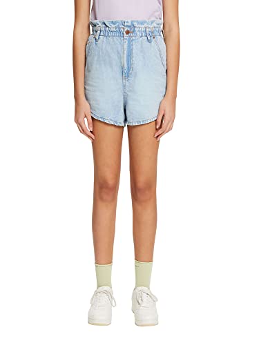 ESPRIT Damen 052CC1C316 Jeans-Shorts, 903/BLUE Light WASH, 34 von ESPRIT