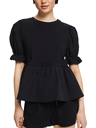 ESPRIT Damen 052CC1K321 T-Shirt, 001/BLACK, L von ESPRIT