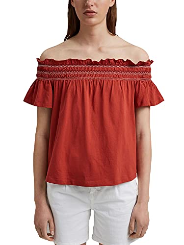 ESPRIT Damen 061CC1K303 T-Shirt, 805/TERRACOTTA, M von ESPRIT