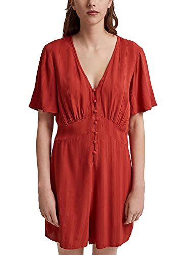 edc by ESPRIT Damen Overalls 061cc1l303, 805/Terracotta, S von ESPRIT