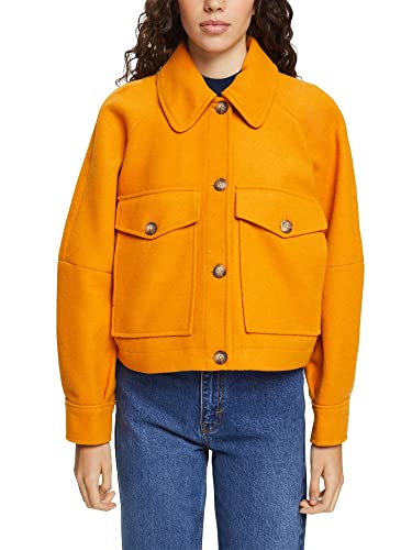 ESPRIT Damen 082CC1G312 Jacke, 710/HONEY Yellow, L von ESPRIT