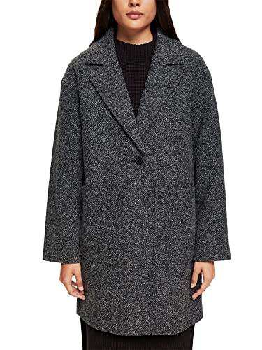 ESPRIT Damen 082CC1G324 Jacke, 004/BLACK 4, S von ESPRIT