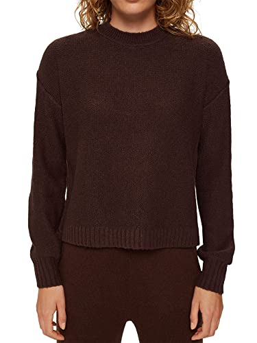 ESPRIT Damen 091CC1I313 Pullover, 214/BROWN 5, S von ESPRIT