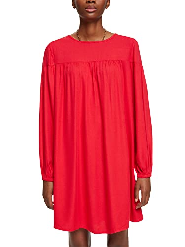 ESPRIT Damen 102CC1E316 Kleid, 610/DARK RED, XS von ESPRIT