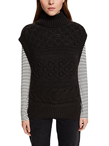 ESPRIT Damen 102CC1I319 Pullover, 001/BLACK, XL von ESPRIT