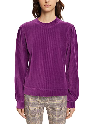 ESPRIT Damen 102CC1J302 Sweatshirt, 505/VIOLET, L von ESPRIT