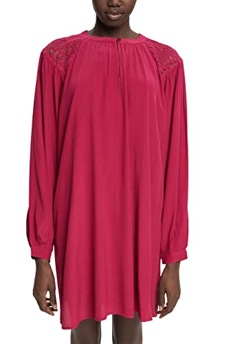 ESPRIT Damen 112CC1E309 Kleid, 615/CHERRY RED, S von ESPRIT