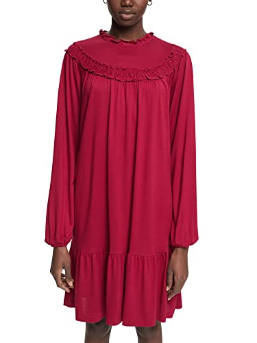 ESPRIT Damen 112CC1E312 Kleid, 615/CHERRY RED, L von ESPRIT