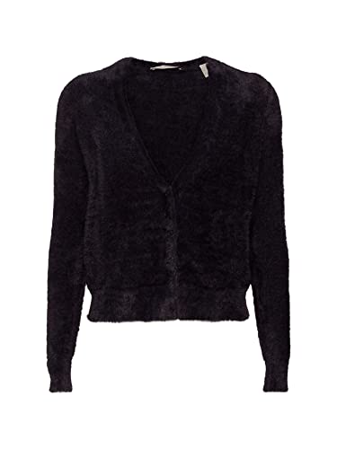 ESPRIT Flauschiger Cardigan mit V-Ausschnitt von ESPRIT