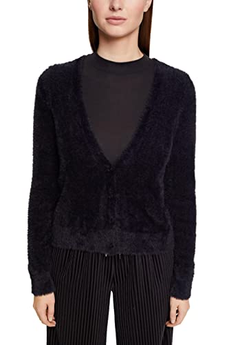 ESPRIT Flauschiger Cardigan mit V-Ausschnitt von ESPRIT