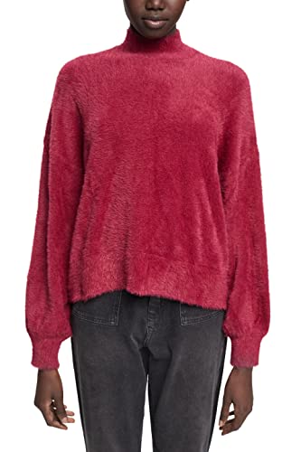 ESPRIT Damen 112CC1I304 Pullover, 615/CHERRY RED, M von ESPRIT
