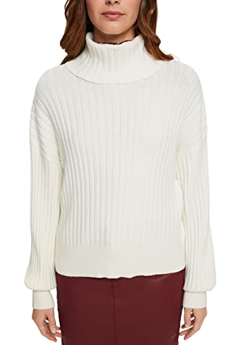 ESPRIT Gerippter Rollkragenpullover von ESPRIT