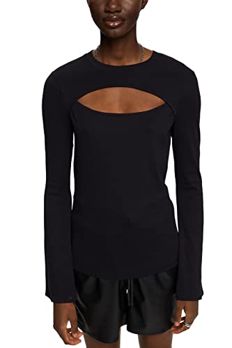 ESPRIT Damen 122CC1K306 T-Shirt, 001/BLACK, L von ESPRIT