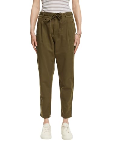 ESPRIT Damen 992CC1B306 Hose, 350/KHAKI Green, 32 von ESPRIT