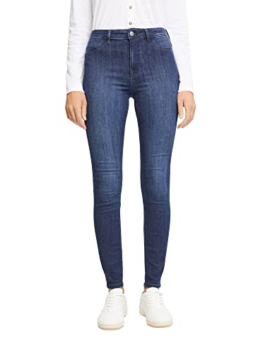 edc by ESPRIT Damen Jeans Jeggings Skinny Fit, 901/Blue Dark Wash - New, 25W / 32L von ESPRIT
