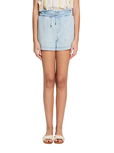 edc by ESPRIT Damen Jeans-Shorts 052cc1c315, 904/Blue Bleached, 30 von ESPRIT