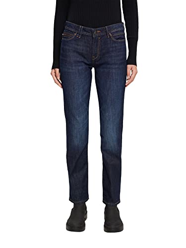 ESPRIT Damen 992CC1B339 Jeans, 901/BLUE Dark WASH-New, 25/30 von ESPRIT