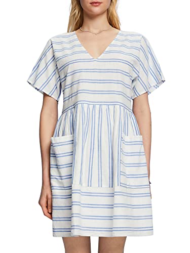 ESPRIT Damen 053CC1E314 Kleid, 111/OFF White 2, S von ESPRIT