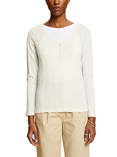 ESPRIT Damen 033CC1K315 T-Shirt, 260/LIGHT Taupe, L ESPRIT Damen 033CC1K315 T-Shirt, 260/LIGHT Taupe, L von ESPRIT