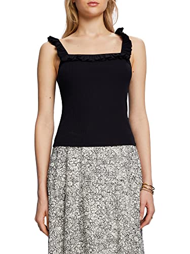 ESPRIT Damen 053CC1K303 T-Shirt, 001/BLACK, XS ESPRIT Damen 053CC1K303 T-Shirt, 001/BLACK, XS von ESPRIT